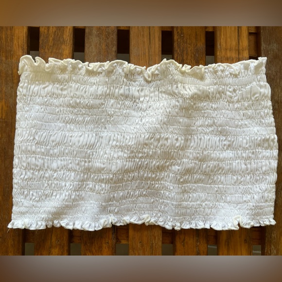 White Bamboo Blonde Bandeau Small One Size Fit - Picture 4 of 6